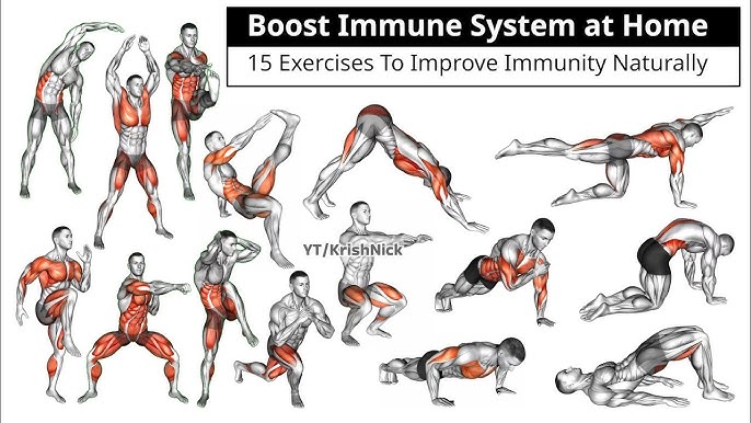 Boost Immune System at Home | 15 Exercises To Improve Immunity Naturally